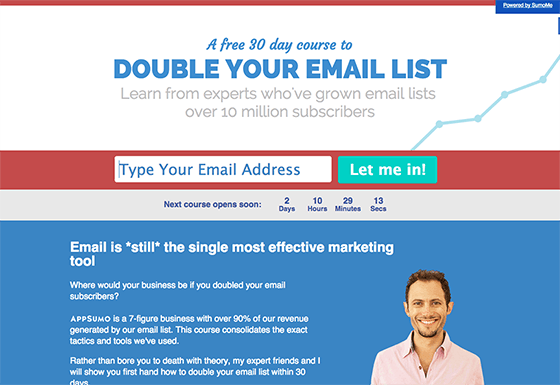 double your email list